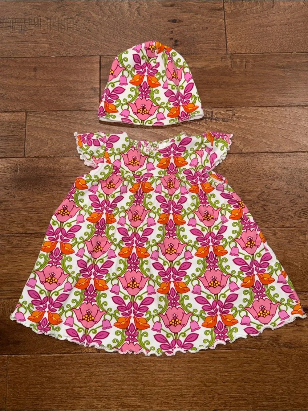 Vera Bradley Baby Girls Dress & Hat - Lilli Bell - Size 6-9 Months